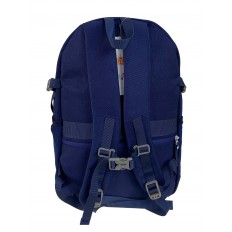 На фото 2 - Молодежный рюкзак из  водоотталкивающей ткани, цвет  синий