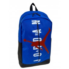 На фото 1 - Молодежный рюкзак из  водоотталкивающей ткани, цвет  синий