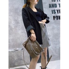 На фото 1 - Женская сумка кросс-боди из натуральной кожи, цвет коричневый