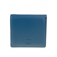 На фото 1 - Женский кошелёк из искусственной кожи, цвет  синий