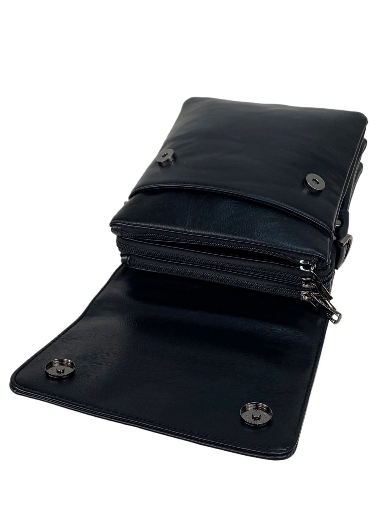 На фото 2 - Мужская сумка планшет из натуральной кожи  цвет черный