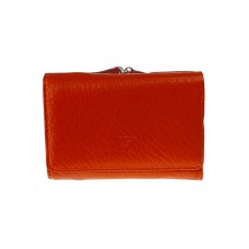 На фото 1 - Женский кошелек из искусственной кожи,цвет оранжевый